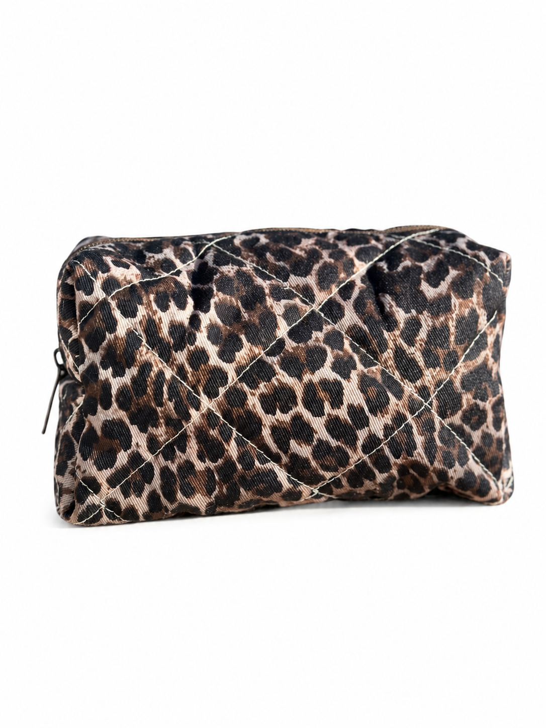 Travel Toiletry Leopard Print Makeup Bag Organizer for Women